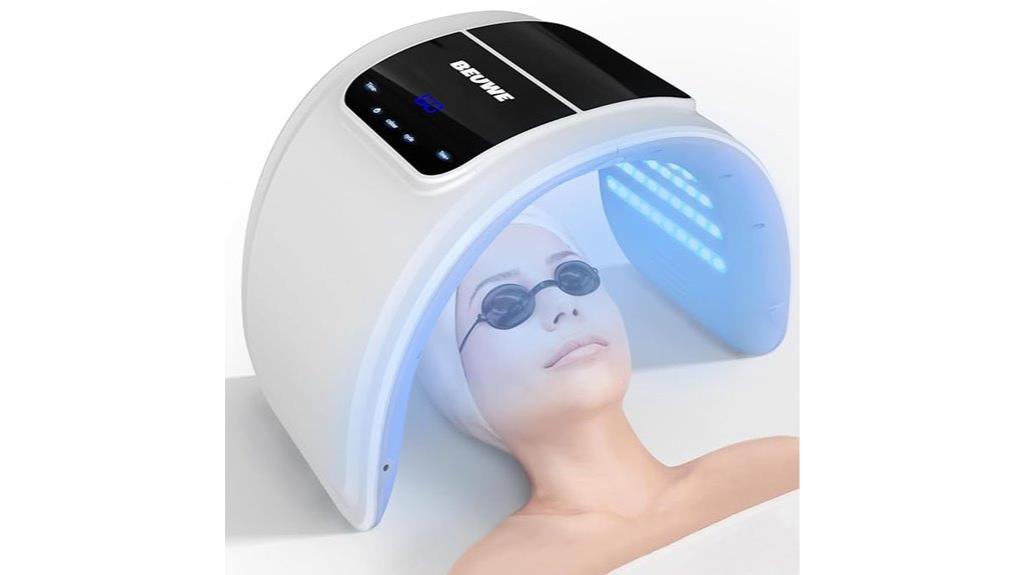 red light face mask