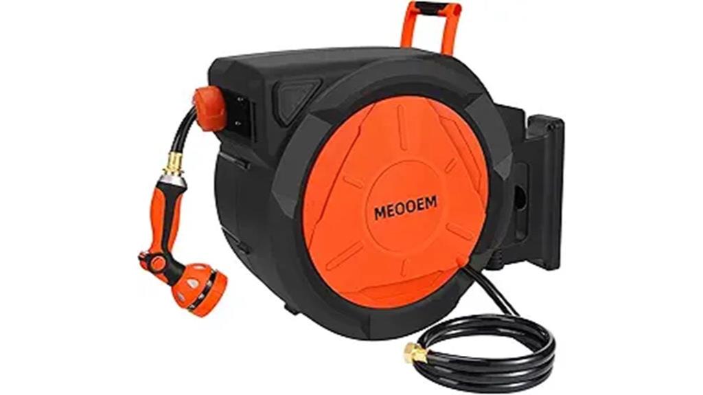 retractable hose reel