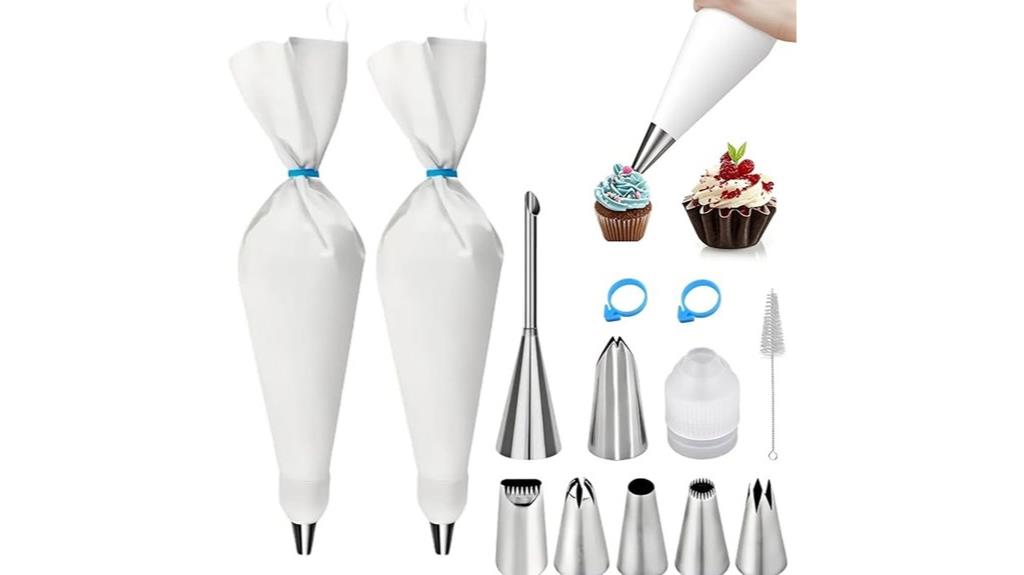 reusable baking piping set