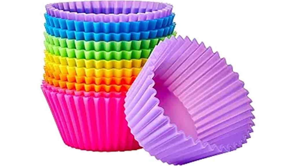 reusable silicone baking cups