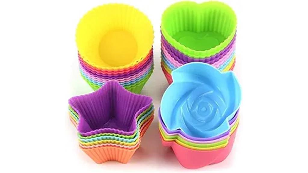 reusable silicone cupcake liners