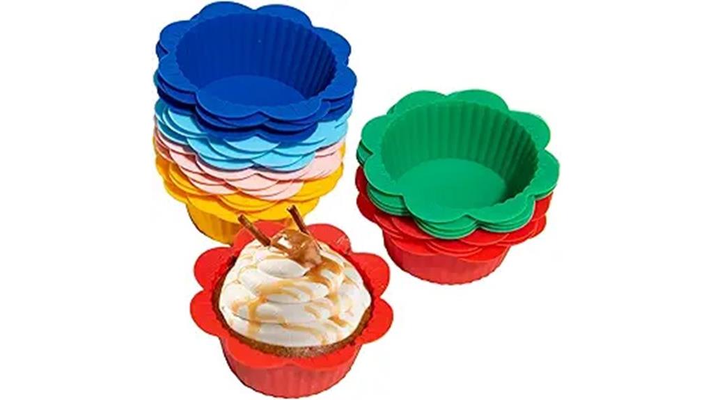 reusable silicone muffin liners