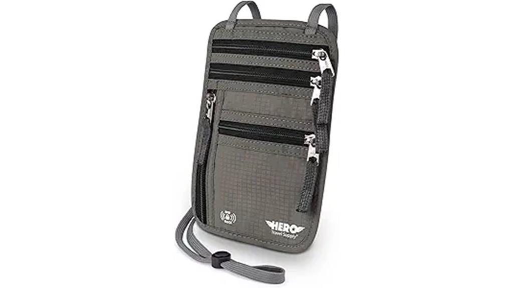 rfid blocking travel wallet