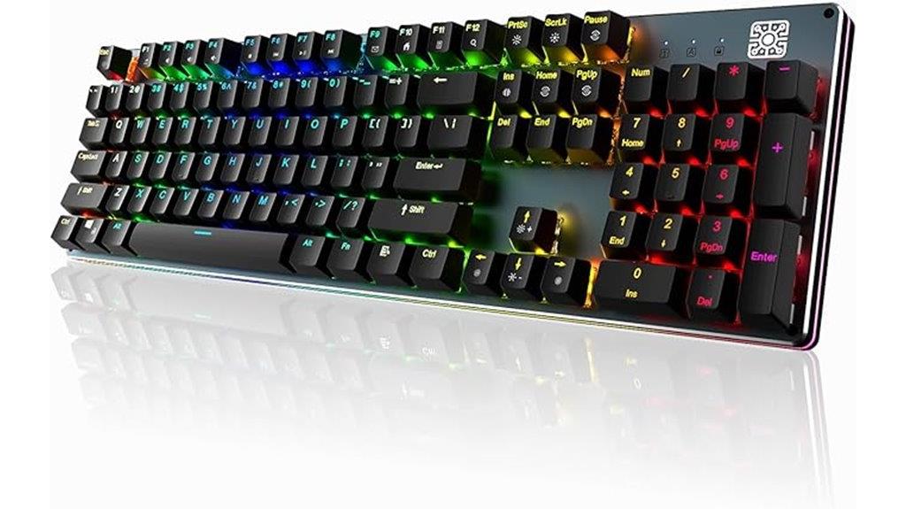 rgb wired gaming keyboard
