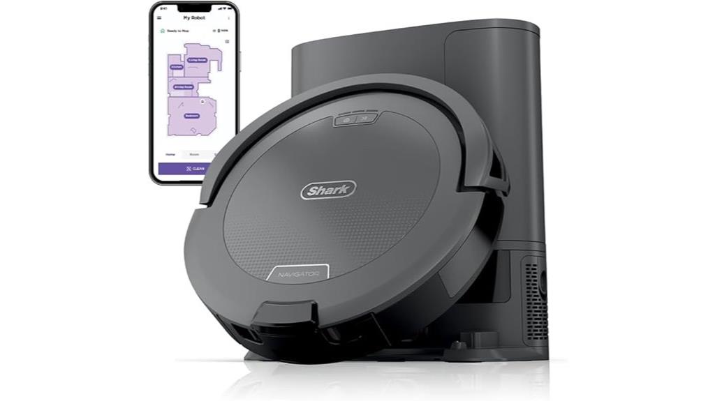 robotic vacuum with auto empty
