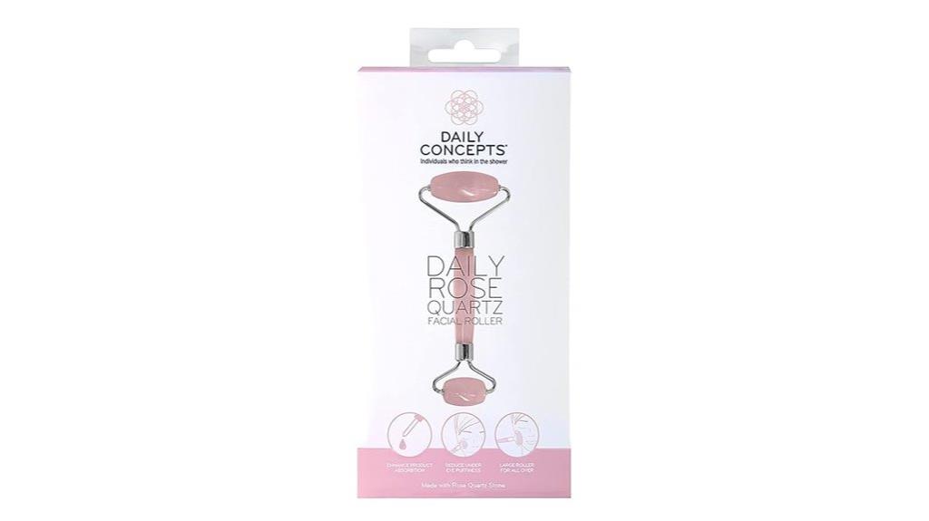 rose quartz facial roller
