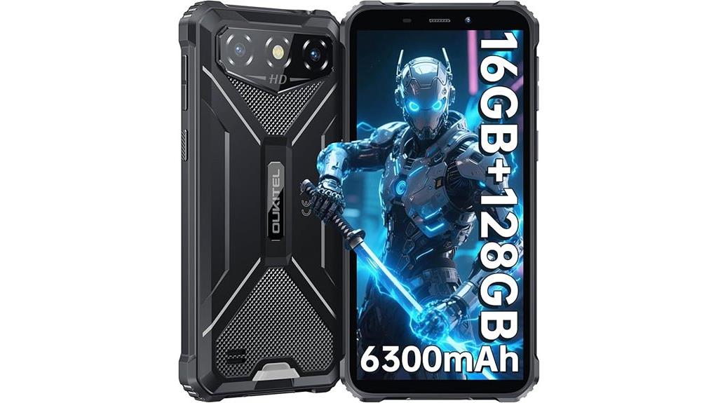 rugged smartphone 16gb 128gb