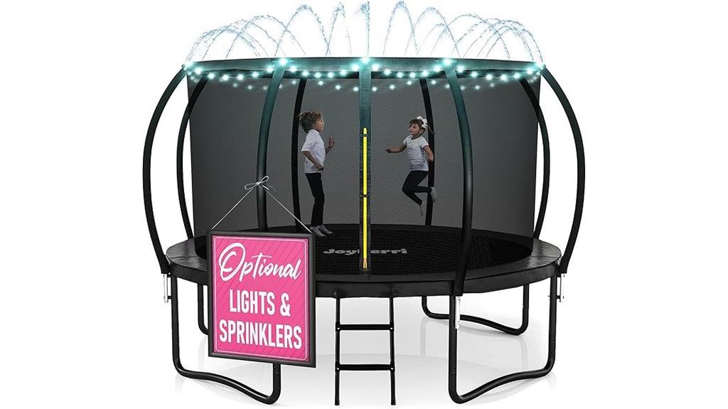 safe outdoor recreational trampoline