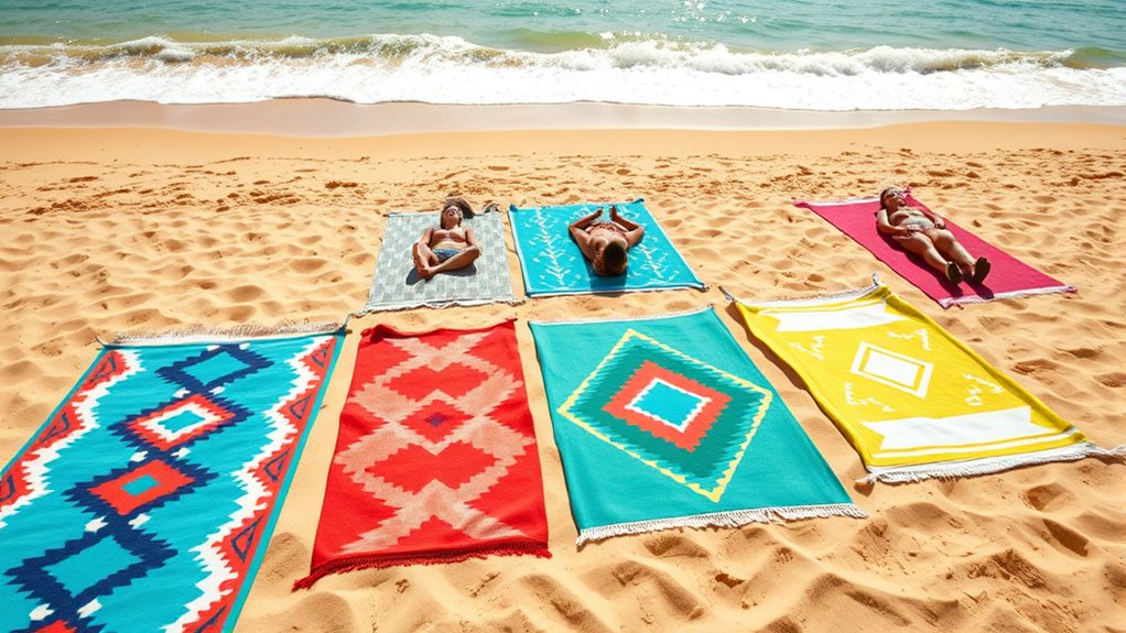 sand resistant beach towel