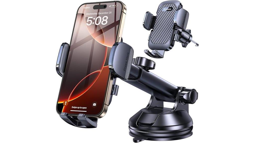 secure car phone mount