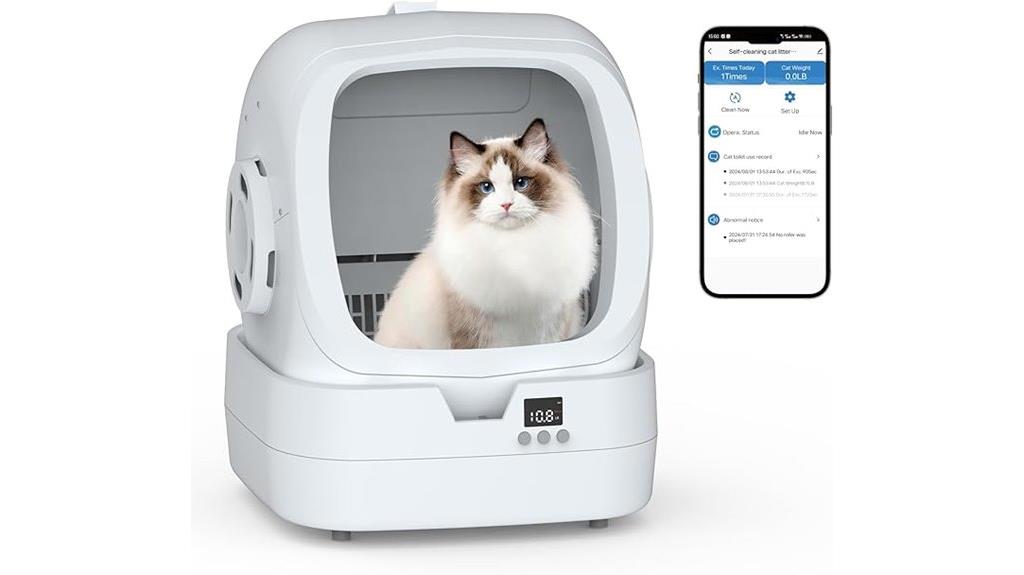 self cleaning cat litter box