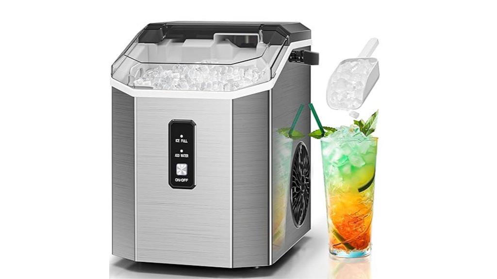 self cleaning nugget ice maker