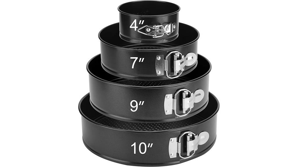 set of four springform pans