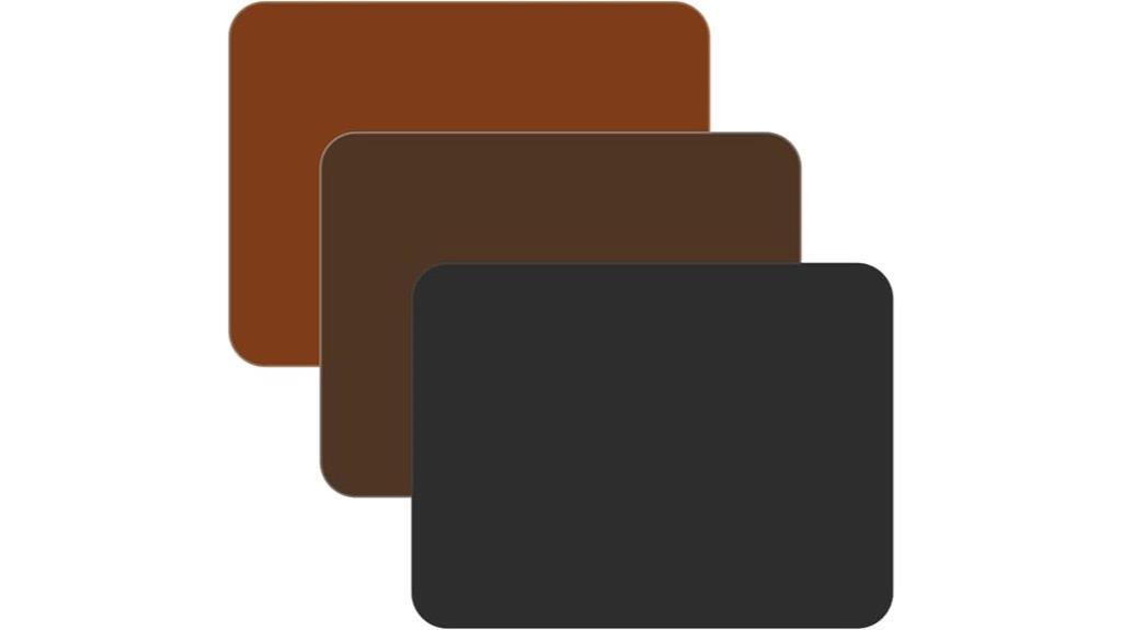 set of three baking mats