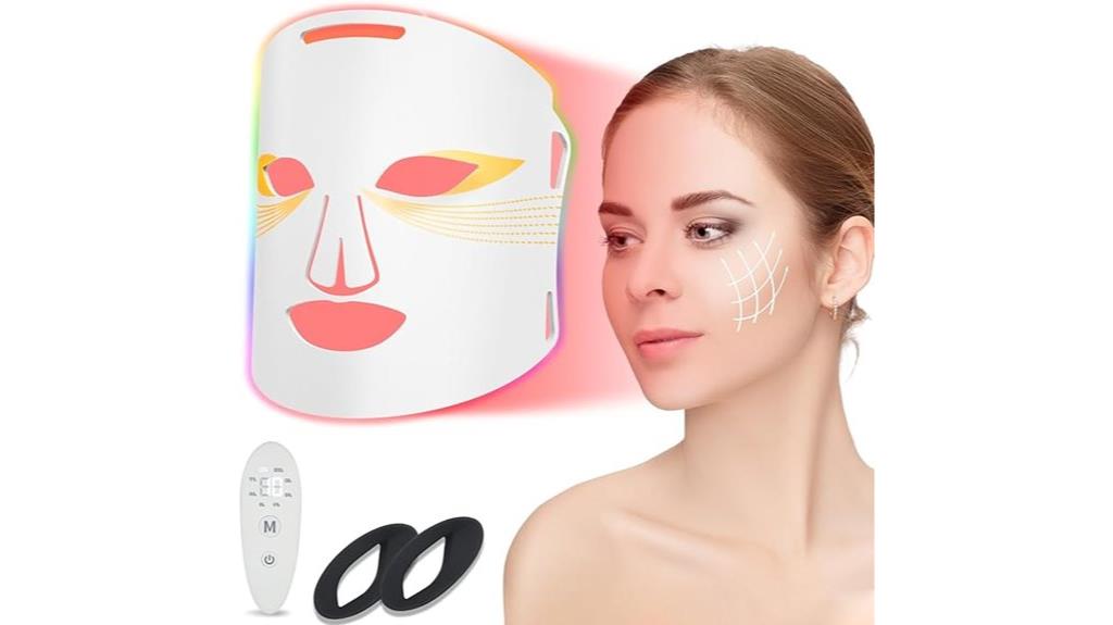 seven color led face mask