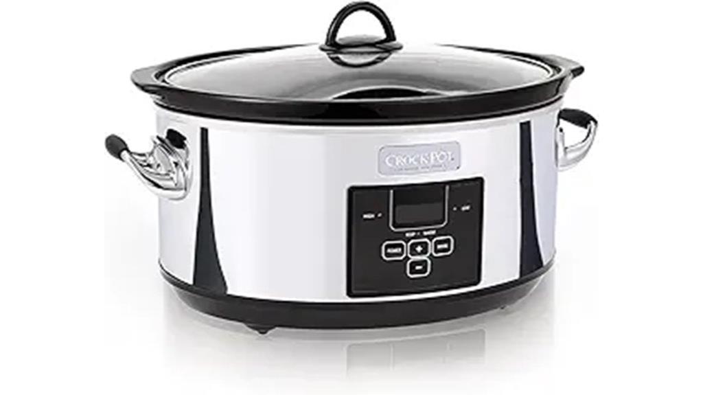 seven quart programmable slow cooker
