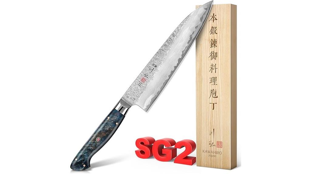 sg2 steel gyuto knife
