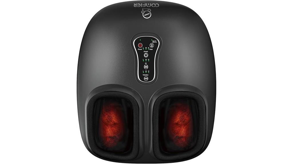 shiatsu heat vibration massager