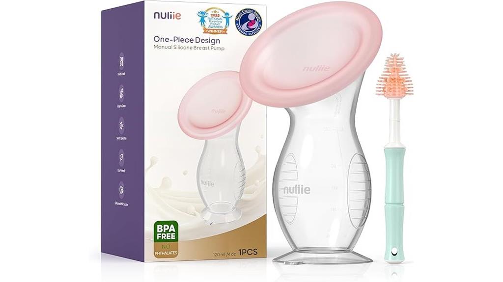 silicone breast pump leak proof