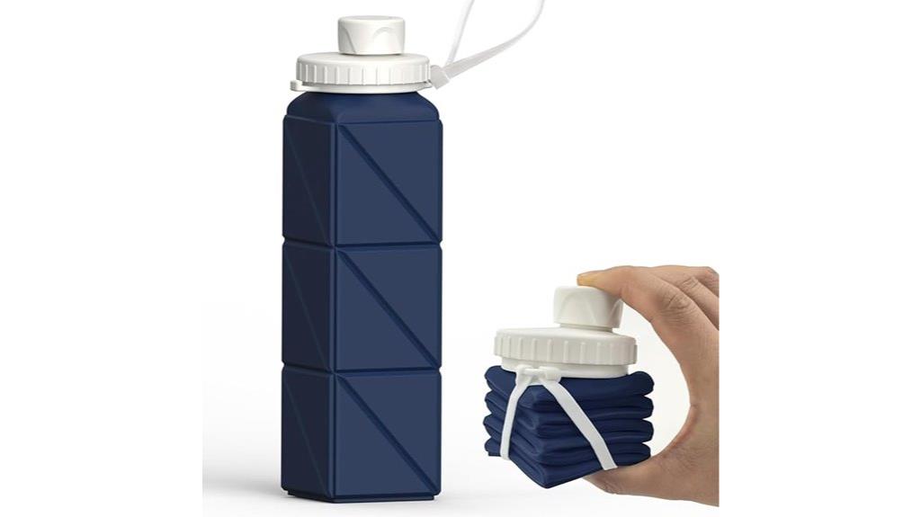 silicone collapsible water bottle