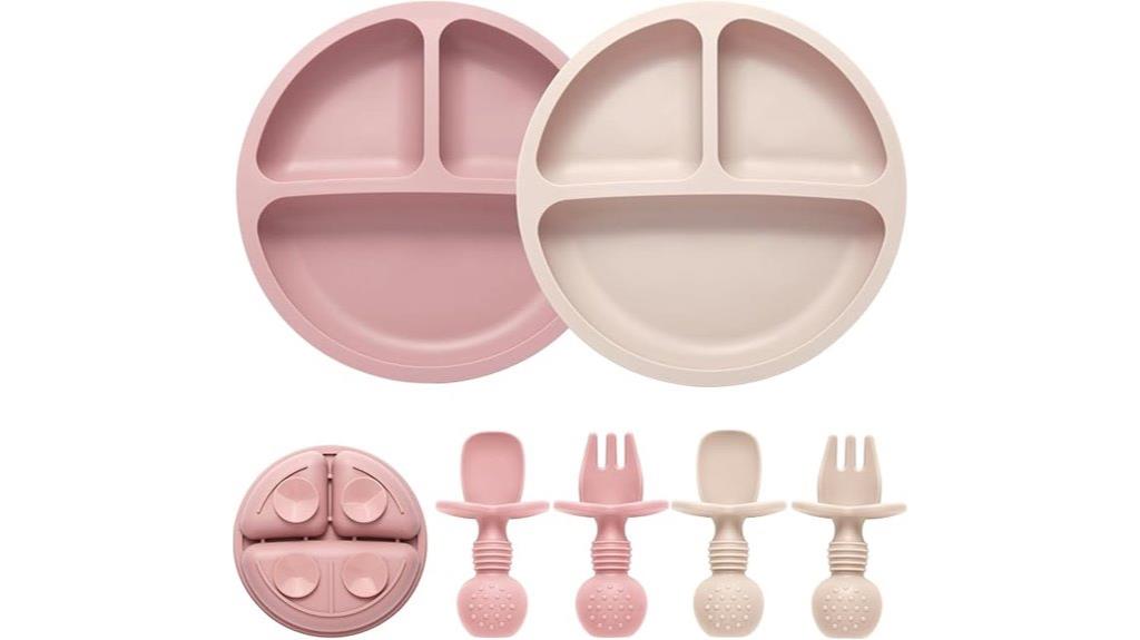 silicone divided plate set