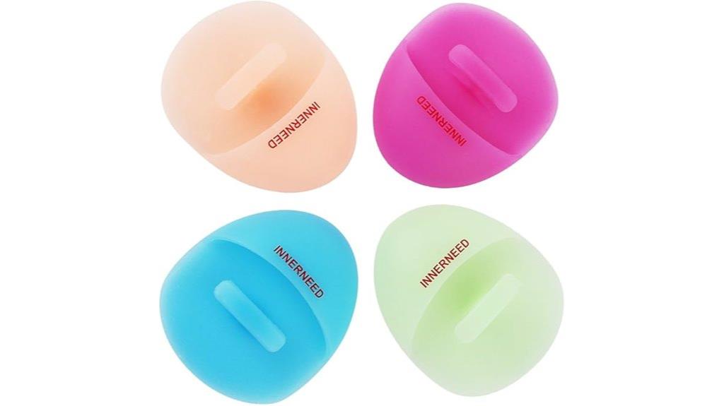 silicone facial brush pack