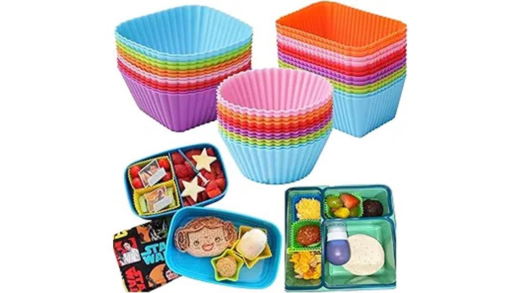 silicone lunch box dividers