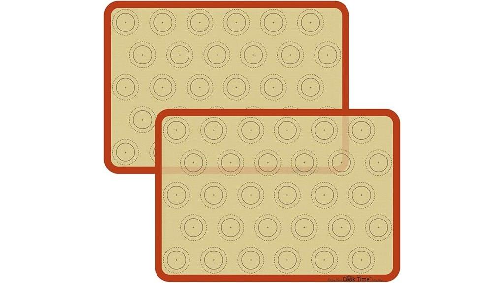 silicone macaron baking mats