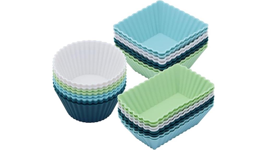 silicone muffin cups pack