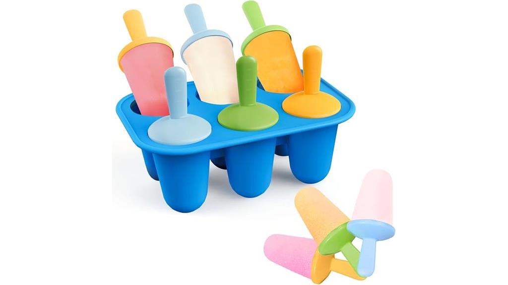 silicone popsicle mold set