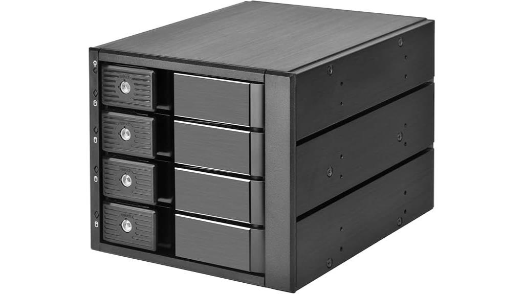 silverstone hot swap drive cage