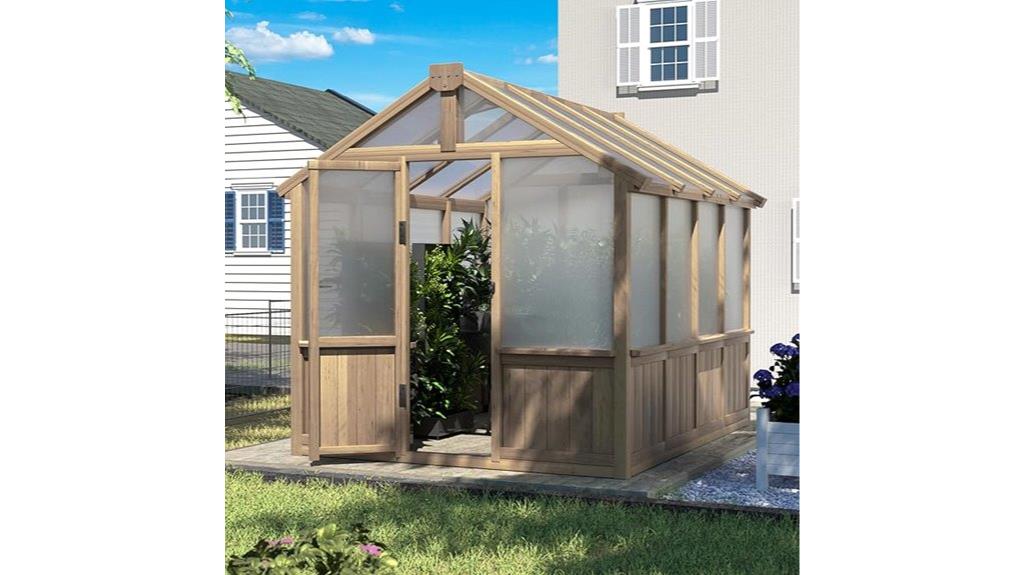 six by eight foot greenhouse