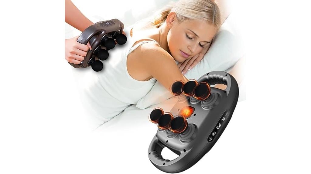 six head 9 mode massager