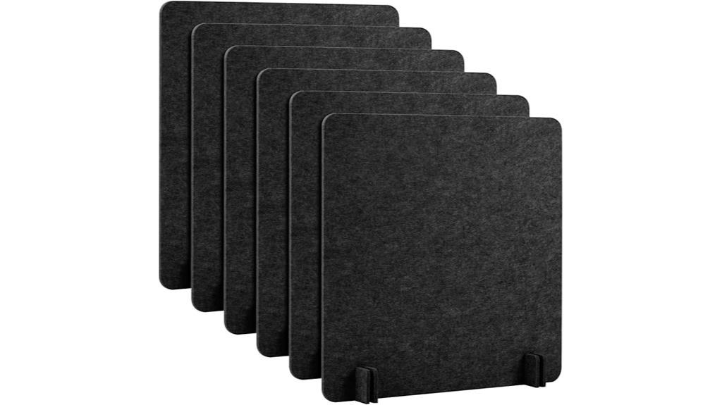 six pack acoustic desk dividers