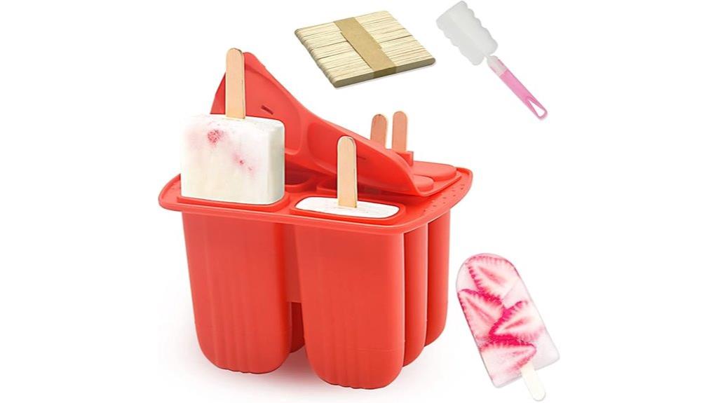 six piece silicone mold