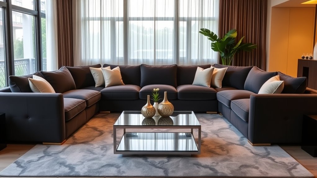 six seat modular sofa considerations