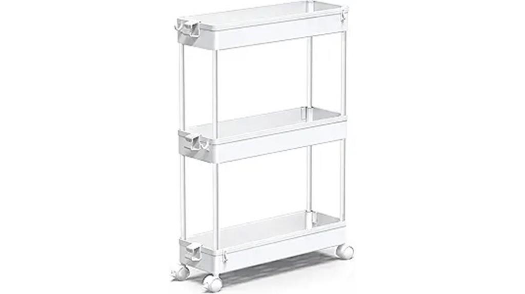 slim 3 tier storage cart