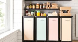 slim stylish pantry carts