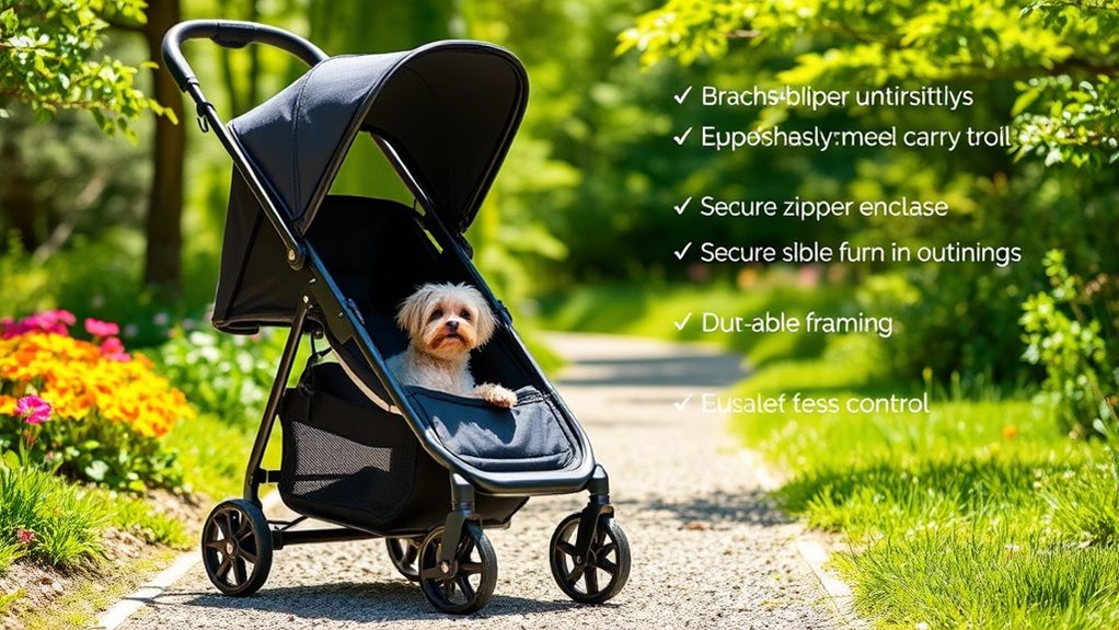 small dog stroller considerations
