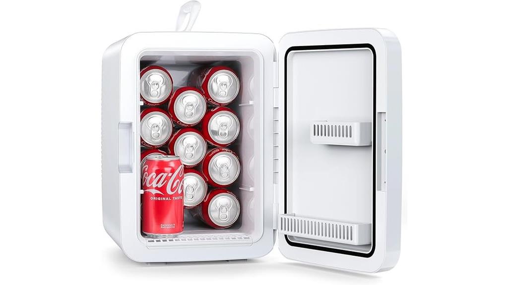 small fridge 15 cans