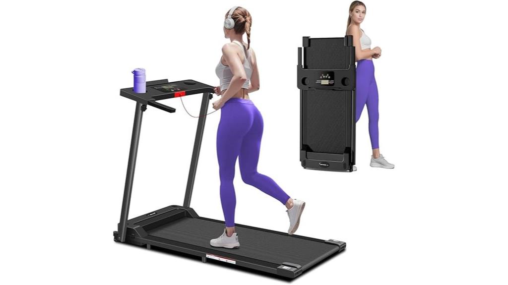 small home treadmill with handles