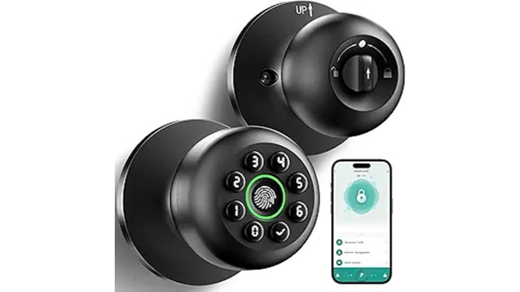 smart fingerprint keypad lock