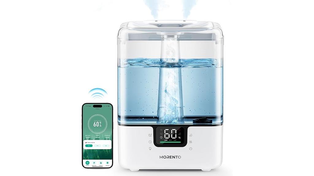 smart humidifier with diffuser