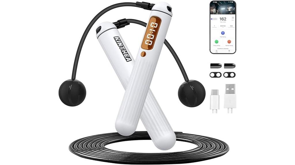 smart jump rope app control
