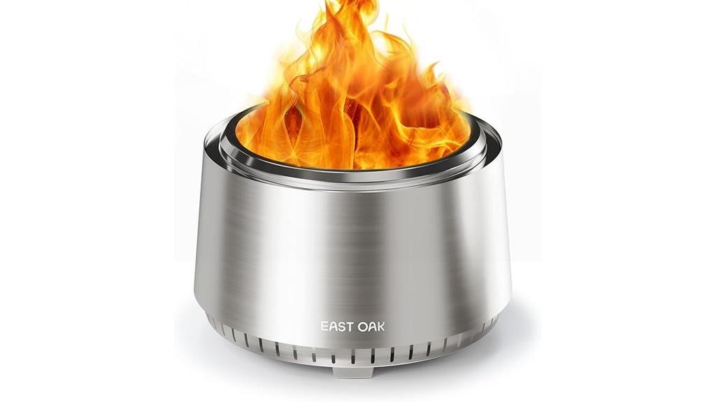 smokeless patio fire pit