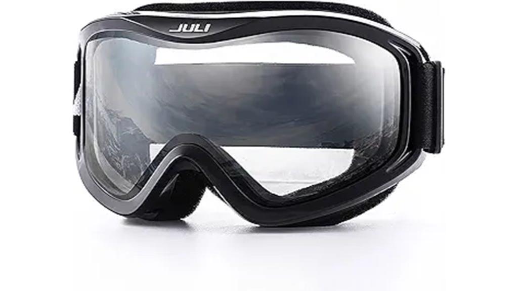 snowmobile skiing snow goggles