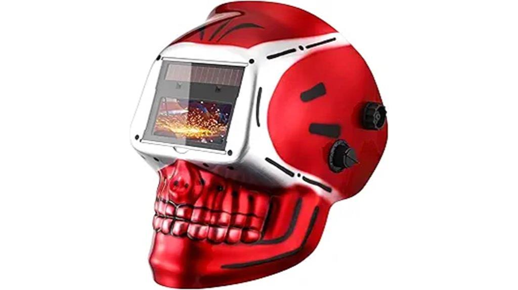 solar powered auto darkening helmet