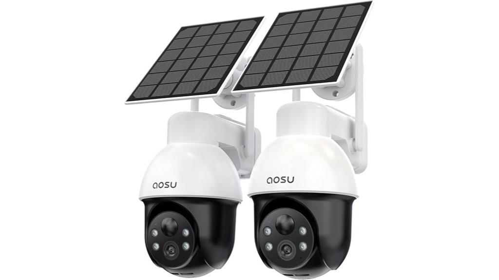solar security camera system