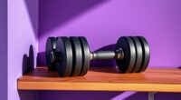space saving adjustable dumbbells