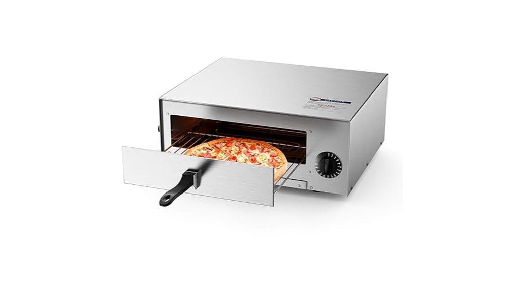 stainless electric pizza oven
